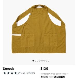 Mustard Yellow hedley&bennett Smock